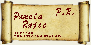 Pamela Rajić vizit kartica